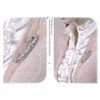 1 PCS 3 Inch Silver Rhinestone Inlaid Alloy Safety Brooch