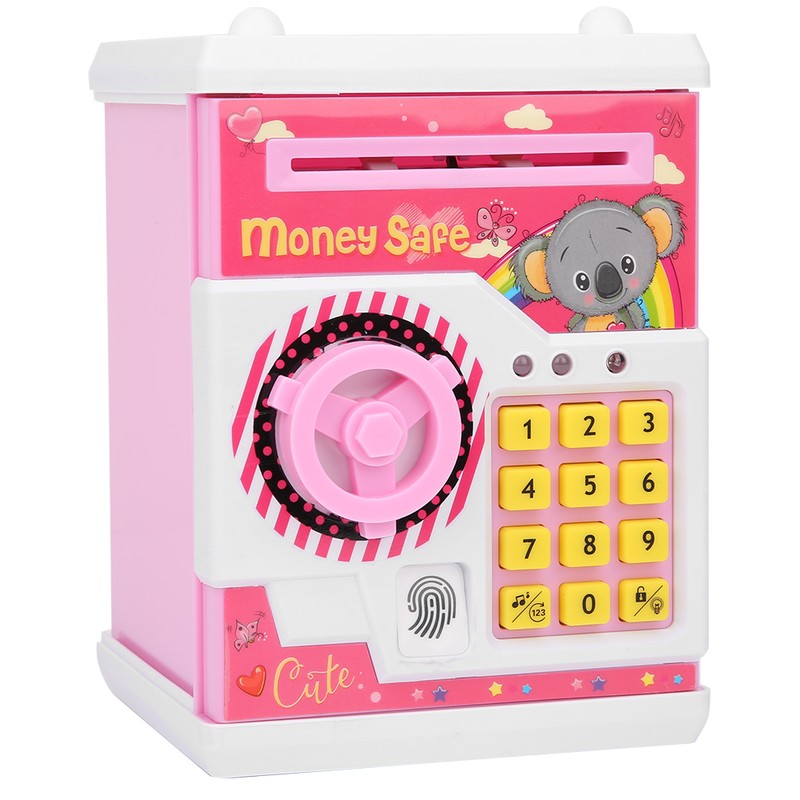 Money Box Cute Cartoon Children Kid Auto Scroll Paper Electronic