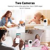Simyke Upgrade Video Baby Monitor with 2 Cameras and Audio