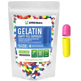 XPRS Nutra tamao 4 cpsulas vacas  Cpsulas de gelatina vacas de varios colores  Cpsulas Express vacas pldoras  Cpsulas de suplemento DIY  Cpsulas de...