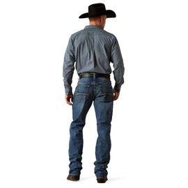 ARIAT Men's M4 Relaxed Nate Boot Cut, Heath, 33W x 38L