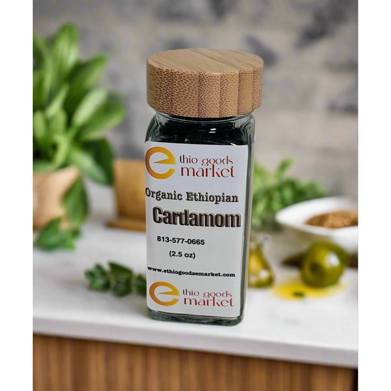 Ethio Goods eMarket Organic Ethiopian Cardamom Whole Roasted - 4