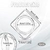 4 Pcs Coin Display Case Stand for Collectors 3D Acrylic