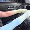 Two-Tone Gradient Arm Sleeve with Hand Cover Cool Arm Sleeve 3ea
