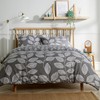 Olivia Rocco Leaves Printed Duvet Cover Set Hotel Quality Reversible