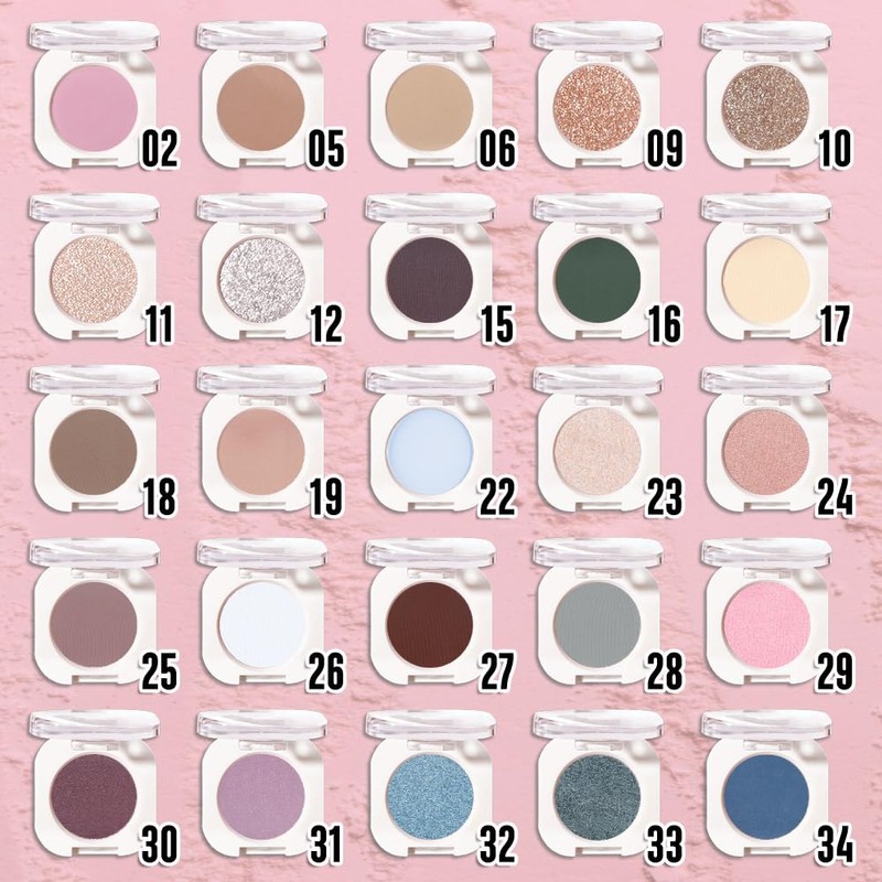 Single Matte Eye Shadow Palette Makeup, Nude Pink Matte Eyeshadow