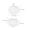 Operitacx 3 Sets Transparent Babyproof Outlet Covers Safety Plug Protectors