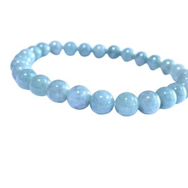 Jade Stone [Fulfill Dreams, Goals, Wishes, Happiness Amulet] Jade Bracelet, Women's, Men's, Natural Stone, Power Stone, 0.2 inches (6 mm), Jadeite, (For Purification, Rizzard), Stone