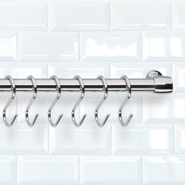 Metaltex, verchromt Lonardo Haken 6er Set, Metall
