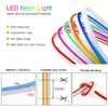 HEGEHE Dimmable LED Neon Light Strip Kit, 2m Green Neon