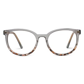 Peepers by PeeperSpecs Oprah's Favorite Women's That's a Wrap Round Blue Light Blocking Reading Glasses - Smoke +1.25