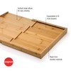 Copco 4 Tier Expandable Bamboo Spice Organizer for Drawers, Adjustable
