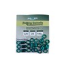 Sea fishing extra strong metallic green power swivels (2/0 Pack