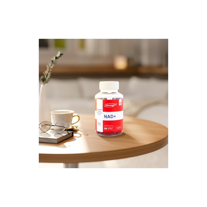 Naturagel NAD 100 Puro con Omega 3, 90 cápsulas de
