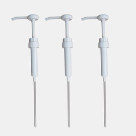 5 Litre Pump Dispenser 25ML (3 Pack) Pelican Pump 38mm For Cleaning, Liquids, Hand Soap, Shampoo, Oil, Washing & Sauces