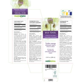 Naturalma Wild Teasel or Fuller's Teasel (Dipsacus fullonum or D. sylvestris) Root Alcohol-Free Tincture - 4 fl oz Liquid Extract in Drops - Herbal Supplement - Vegan