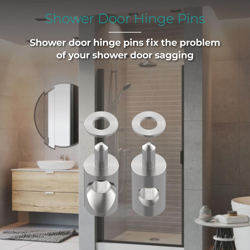 Shuisen Shower Door Hinge Pin Stainless Steel Replacement Hinge Pin