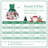 Girls Christmas Dress Fancy Santa Snowman Christmas Tree Festival Dress