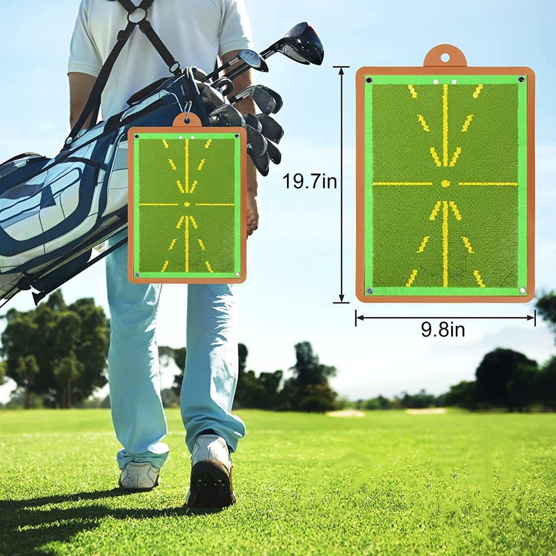Hitting Practice Mat for Swing Detection Batting Path Visual Feedback