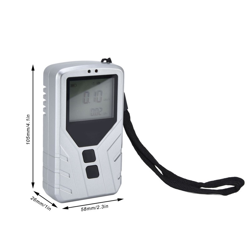 Nuclear Radiation Detector Digital Alarm Body Electromagnetic Radiation Geiger Counter