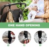 Stroller Hooks for Bags 2 Pack, Heavy Duty Stroller Clips
