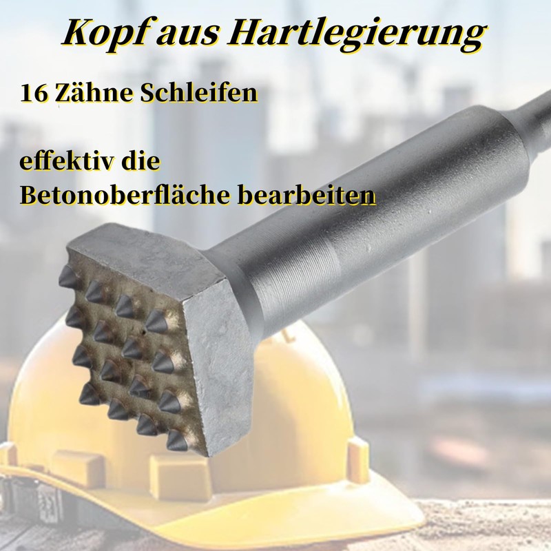 Qivine SDS Plus Chisel, 16 Teeth Electric Hammer Chisel SDS