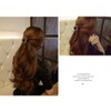 Ruihfas 2Pcs Small Rhinestones Bow Hair Claws Jaw Clips Ponytail