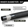 Compressor Jumper Hose 3/4" x 40"Length with 3/4” Rotate Male