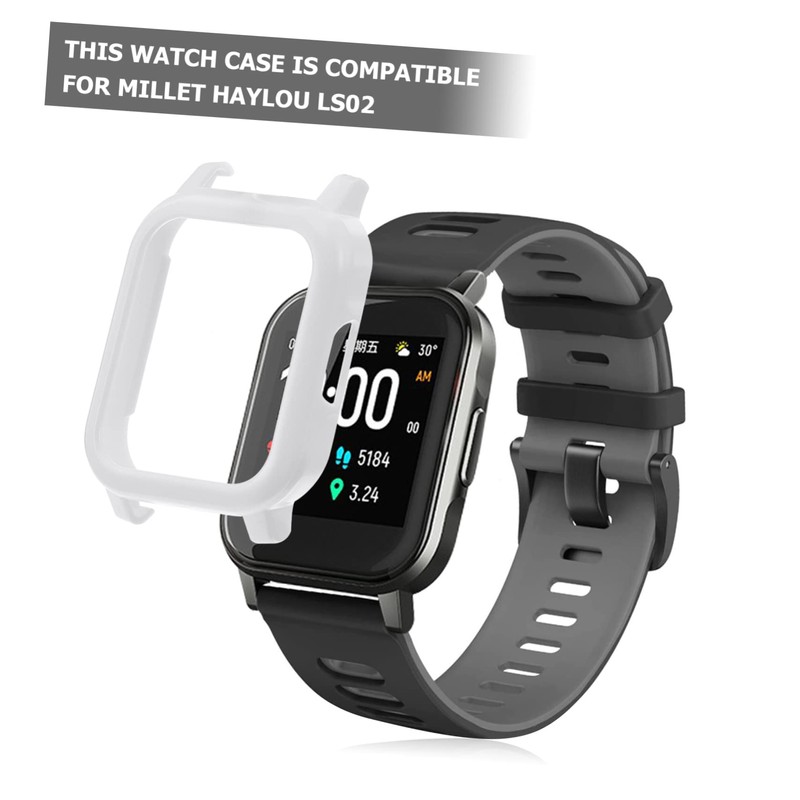 jojofuny 2pcs Stylish Smartwatch Pc Protective Case for Millet Lightweight