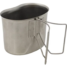 MFH US Army field bottle tray, stainless steel, folding handles