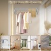 XL-31.5" Wall Mounted Clothes Drying Rack, 130 LBS Large Capacity