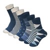 MAGIARTE Mens Crew Socks Pure Cotton Moisture Wicking Breathable Dress