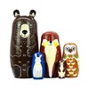 Russian Nesting Dolls Bear Wooden Matryoshka Dolls for Kids Tphon