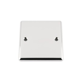 A5 PBSCC 1 Gang Single Classic Chrome Polished Electrical Blanking Plate