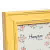 Hampton Frames PALOMA 4x6 (10x15cm) Yellow Picture Photo Frame Glass
