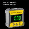 4 x 90 Degrees Digital LCD Protractor Inclinometer Magnetic 0.2°