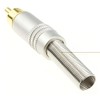 kenable RCA Phono Solder Plug Gold All-Metal Contacts for Audio