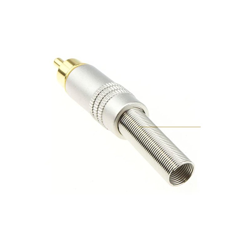 kenable RCA Phono Solder Plug Gold All-Metal Contacts for Audio