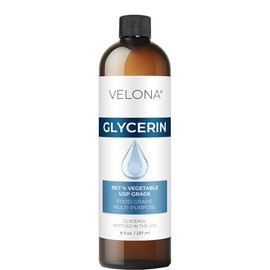 Aceite vegetal de glicerina grado USP 100 VELONA puro y orgánico, 8 oz (226.79 g)                                                                     