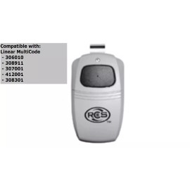 RCS Remotes 300VDX1 300MHz 10 Dip Switch for MultiCode 3060 3089 3070 4120 3083