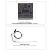 Magnet Design Barbecue Thermometer Food Meat Temperature Meter with Alarm