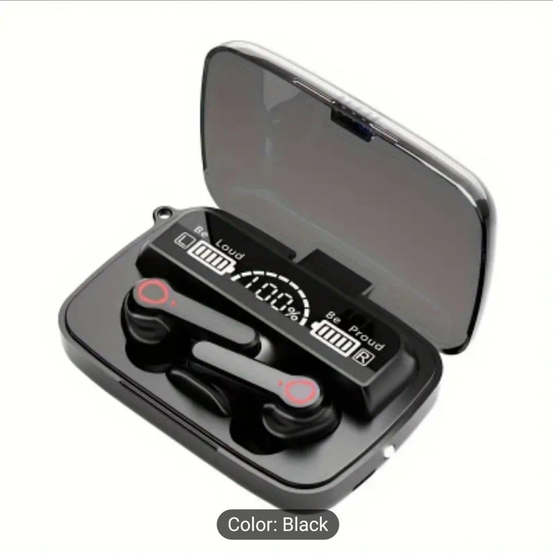 Wireless Headphones, LED Power Display Earbuds, Bluetooth Wireless Earbuds