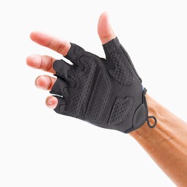 Actesso Workout Gloves for Exercise – Padded Training Gloves for Cycling, weight lifting(Blue/Grey, M)