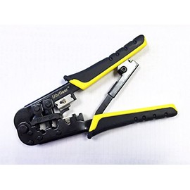UbiGear RJ45 RJ11 NETWORK Crimping TOOL KIT CABLE CRIMP CRIMPER LAN WIRE STRIPPER Kits (568)