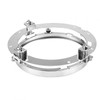Silver 7 Inch Round Headlight Ring Mounting Bracket Compatible with