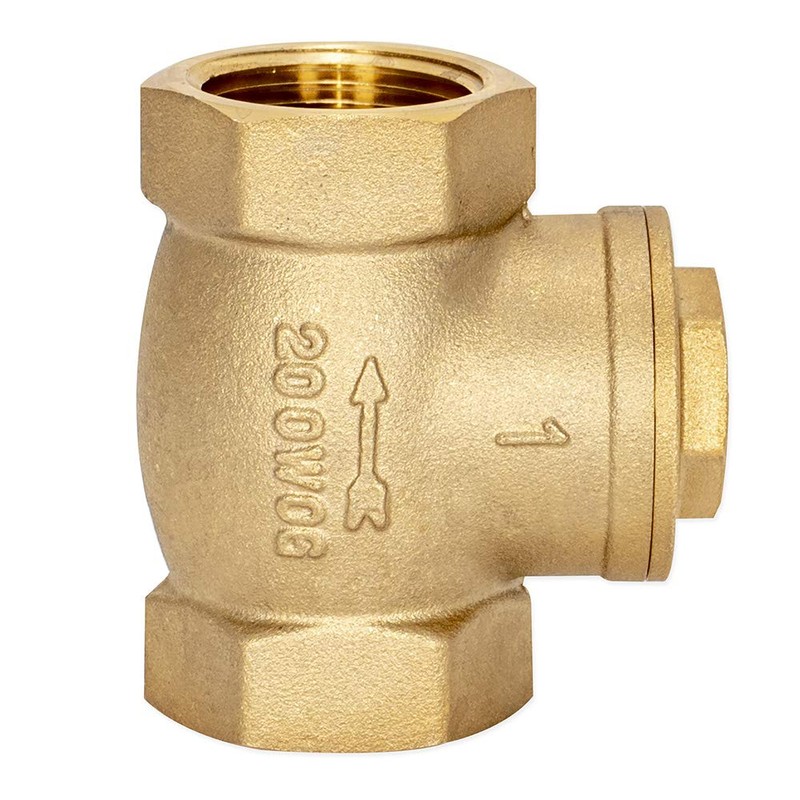Eastman Brass Swing Check Valve, 1 Inch IPS, Brass Plumbing