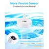 NoWoW Wireless Pool Thermometer with Indoor Unit - IPX8 Waterproof