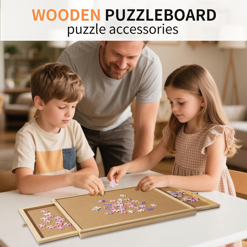 Small Puzzle Board 17.1 X 13.4 Inch Puzzle Table -