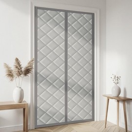 One-Touch Windproof Curtain for Indoor Temperature Retention, Draft Blocking & Heating Cost Savings Vinyl 100x220cm