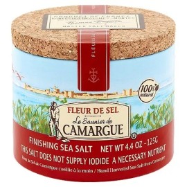 Le Saunier De Camargue Fleur De Sel Premium Sea Salt From France NET WT 4.4 OZ
